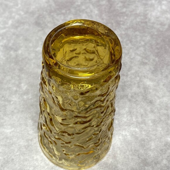 Anchor Hocking Milano 12oz Tumbler Honey Gold Mid Century Modern - Picture 5 of 6